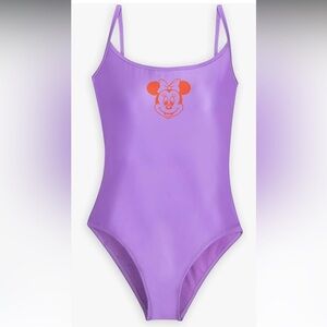 NEW Disney Minnie Mouse One Piece Swim Bathing Suit for Women XS